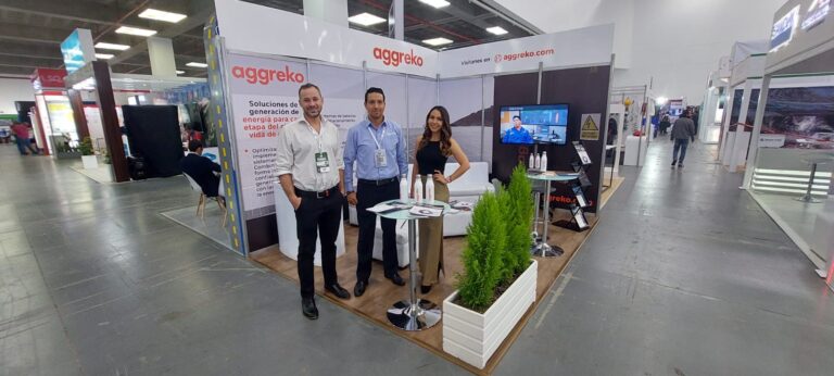 Illia Stifel, Regional Hybrids Manager de Aggreko - Pablo Jarrín, Business Development Manager de Aggreko en Ecuador